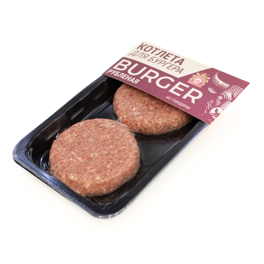 КОТЛЕТА ДЛЯ БУРГЕРА РУБЛЕНАЯ